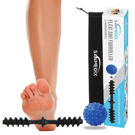 FLEXI 3in1 Fußmassageroller & Massageball