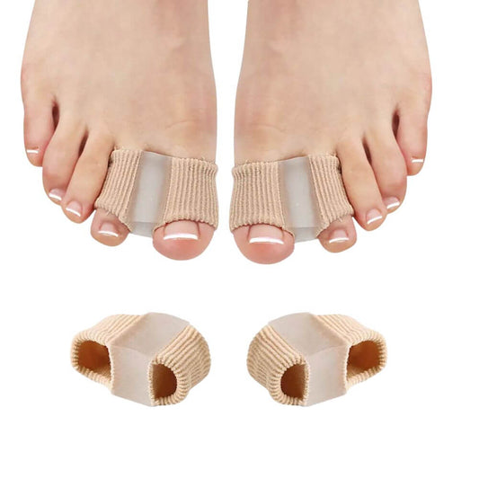 Zehenbandage mit Gelkissen (2 Paar) – Sanfte Hallux-Valgus-Korrektur